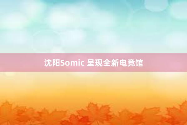 沈阳Somic 呈现全新电竞馆